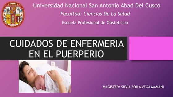 Intervenciones De Enfermeria En El Puerperio DEPRESION POST PARTO