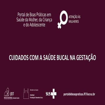 Cuidados com a Saúde Bucal na Gestação