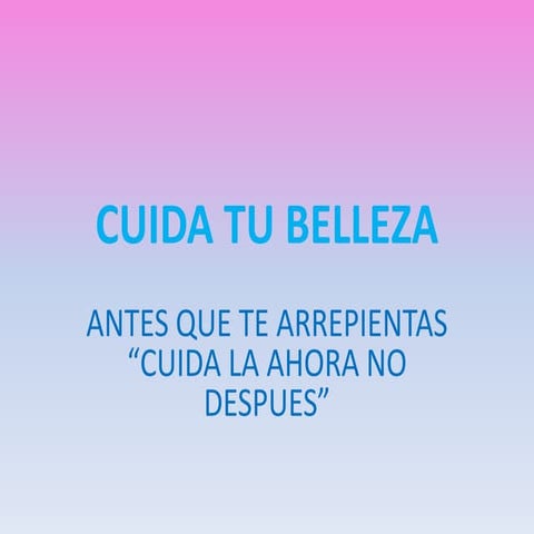 Cuida tu belleza103