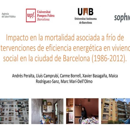 Impacto en la mortalidad asociada a frío de intervenciones de eficiencia ener...