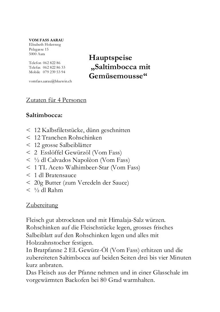 Culinaria Oktober 13 Hauptspeise