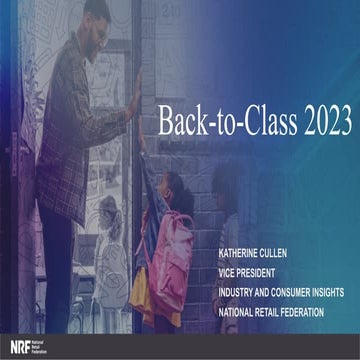 NRF 2023 Back-to-Class Consumer Trends