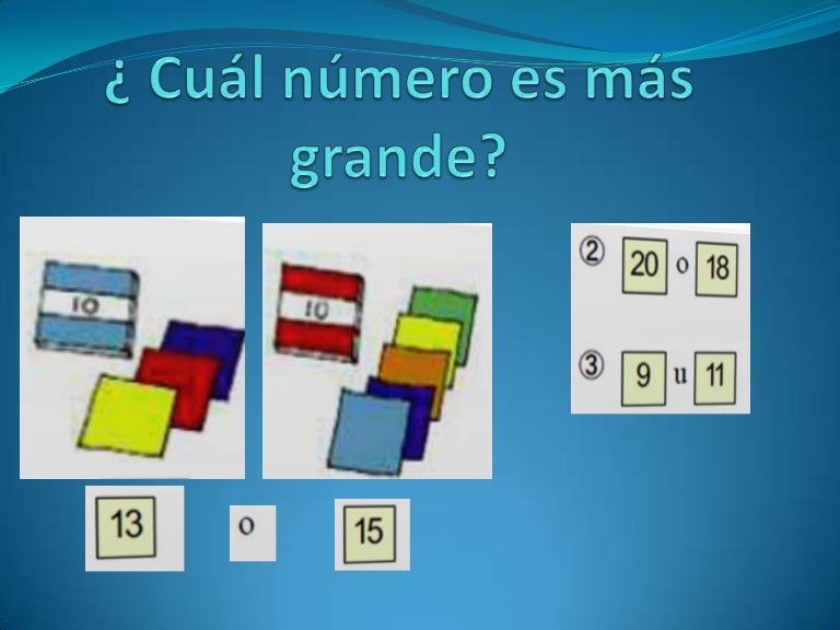 Cuál número es más grande