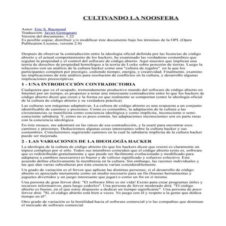 Cultivandolanoosfera