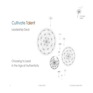 Cultivate leadership model