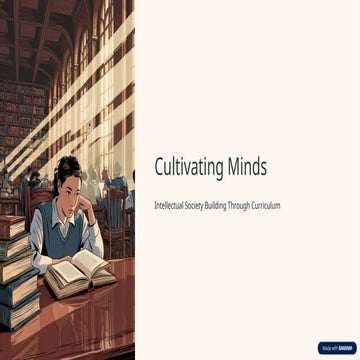 Cultivating Intellectual Societies Through Innovative Curriculum Design ...