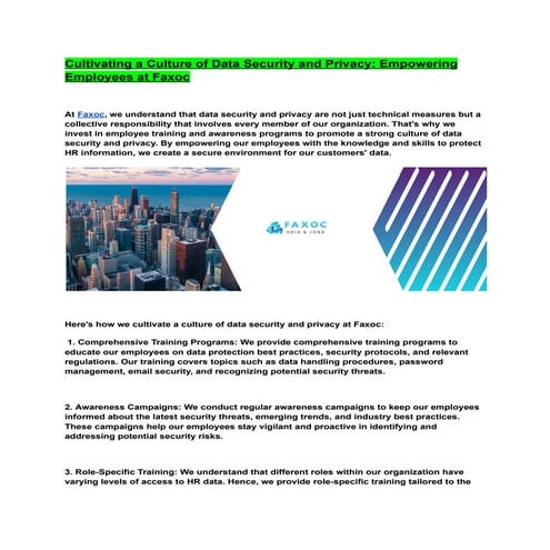 Cultivating a Culture of Data Security and Privacy_ Empowering Employees at F...