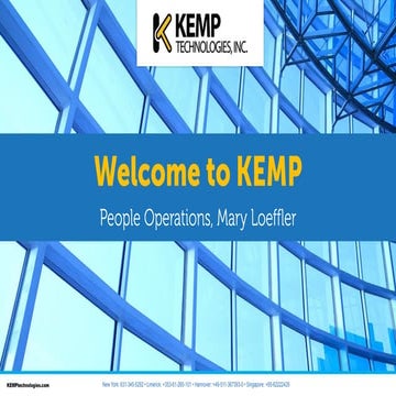 KEMP Technologies - Cultivating an Ecosystem of Success