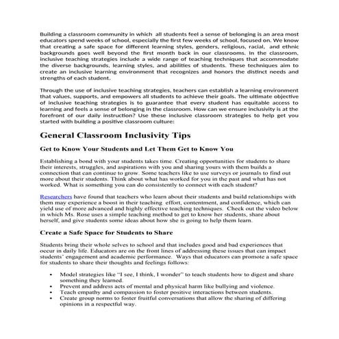 Cultivating an Inclusive Classroom Environtment.docx