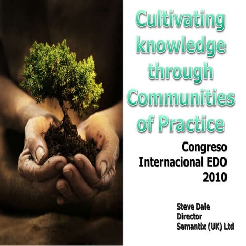 Cultivating knowledge through co ps   may 2010