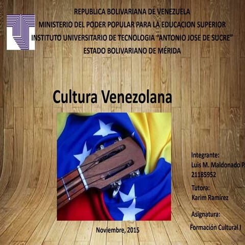 Cultura venezolana