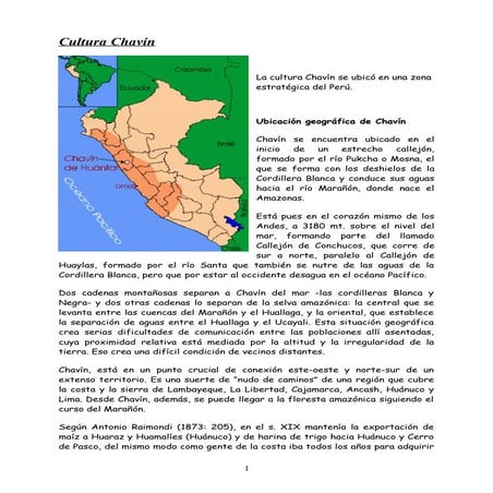 Cultura Chavin | DOC