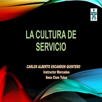 Cultura del servicio al cliente