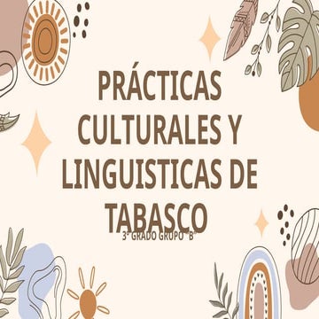 CULTURA DE TABASCO COMIDAS TIPICAS Y ARTES