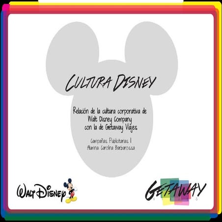 Cultura Organizacional Walt Disney | PPTX