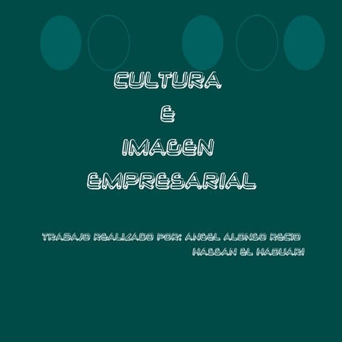Cultura e imagen empresarial