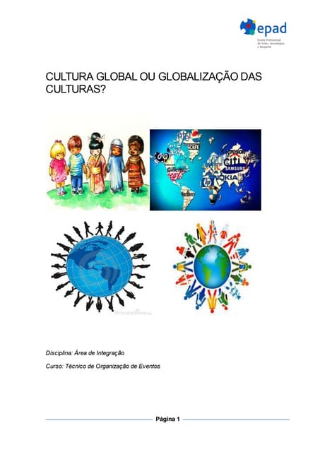 Cultura global ou globalização das ...