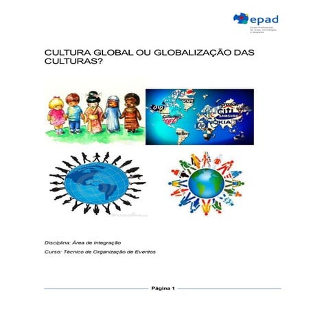 Cultura global ou globalização das culturas | DOCX