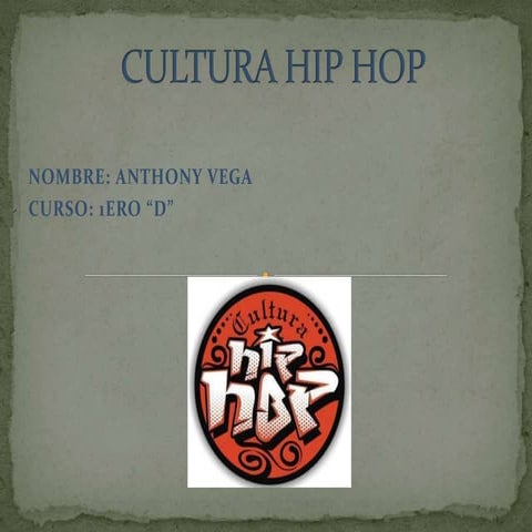 Historia del hip hop | PPTX