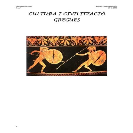 Cultura i literatura gregues