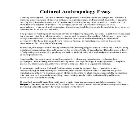 Cultural Anthropology Essay.pdf