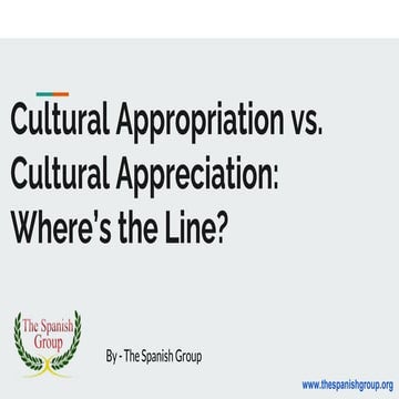 Cultural Appropriation vs. Cultural Appreciation: Where’s the Line?