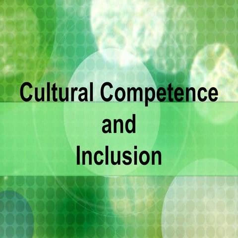 Cultural Diversity & Inclusion