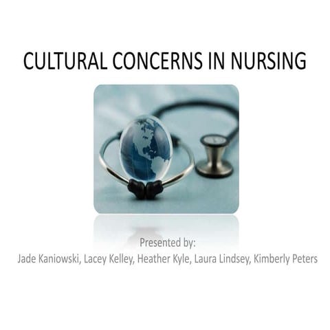 Cultural concerns in nursing