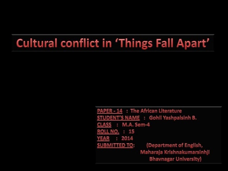 Cultural Conflict in Things Fall Apart