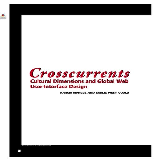 Cultural dimensions and global web user interface design