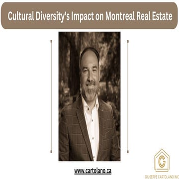 Cultural Diversity's Impact on Montreal Real Estate