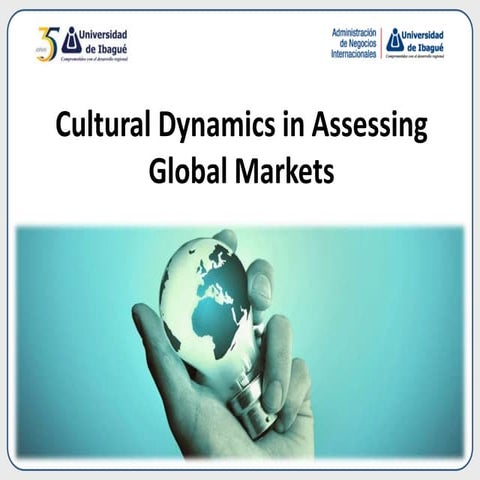 Cultural dynamics in assessing global markets