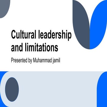 Cultural leadership and limitations.pptx
