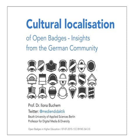 Cultural Localisation of Open Badges