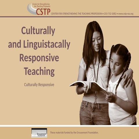 Book culturally and linguistically responsive teaching and learni | DOCX