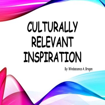 Cultural relevance inspiration (new) | PPTX