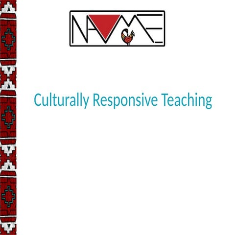 Culturally Responsive Teaching | PPTX