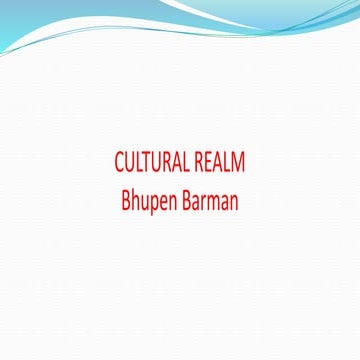 Cultural realm