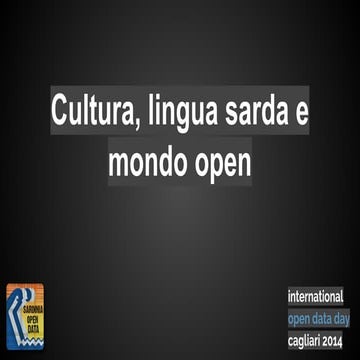 Cultura sarda e mondo open