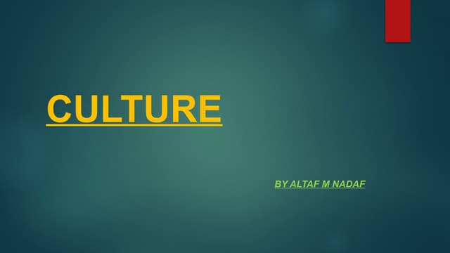 culture of society fo bsc nursing students