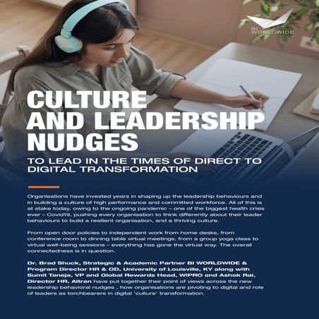 Culture and leadership nudges