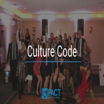 IMPACT's Culture Code