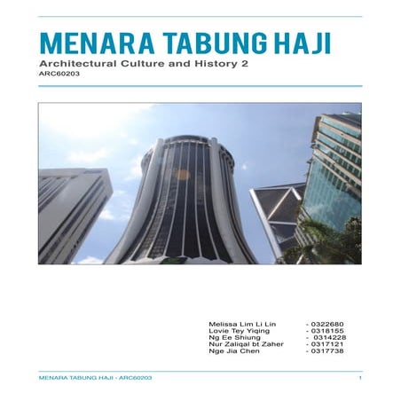 Menara Tabung Haji Case Study