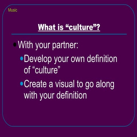 What is Culture 