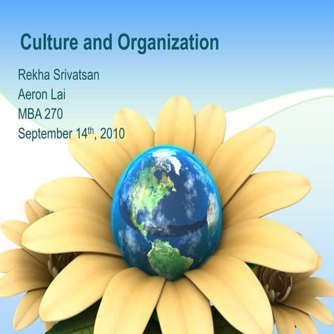 Culture and organization_final