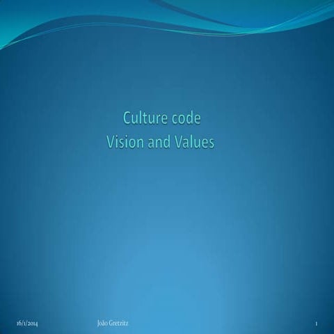 Culture code | PPTX