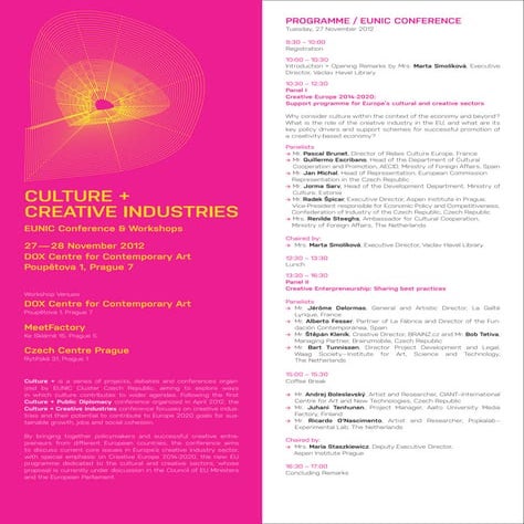 Culture + creative industries | PDF