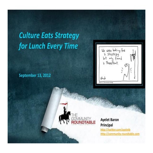 Innovation, Transformation and Culture