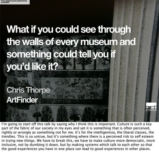 What if you could see through the walls of every museum and something could t...