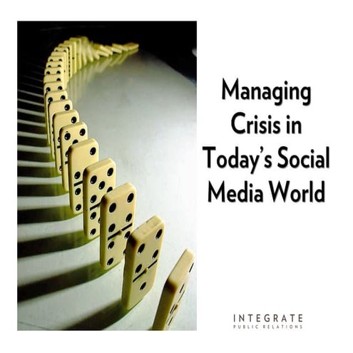Crisis Communications - How to Manage a Crisis with Proper PR and Social Media